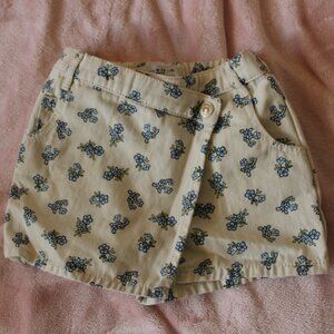 Zara Girls’ Floral Skorts – Size 92 cm (18–24 Months)